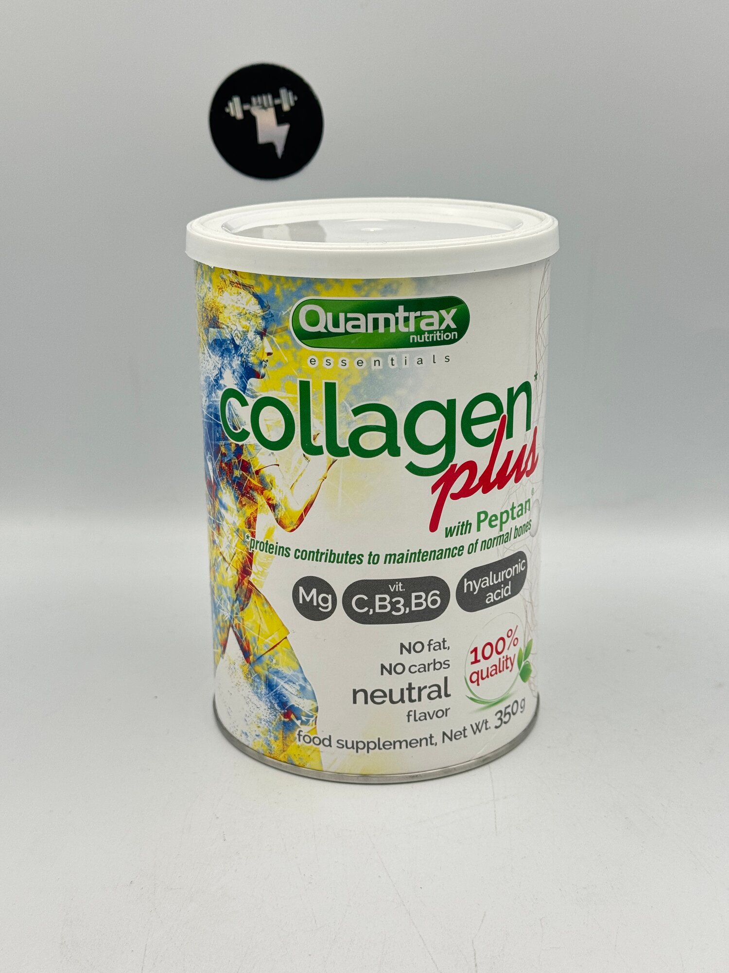 Quamtrax Collagen plus с пептан 350г для кожи и ногтей порошок