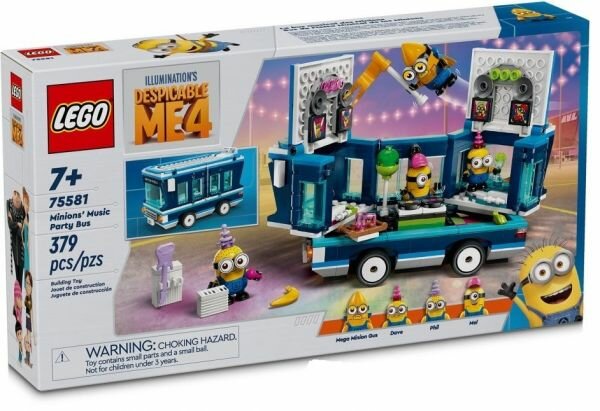 Lego 75581 Minions Музыкальный автобус для вечеринок