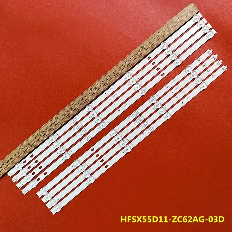 Светодиодная линейка подсветки HFSX55D11-ZC62AG-03D для телевизора Xiaomi Mi 55, длина 1060 мм