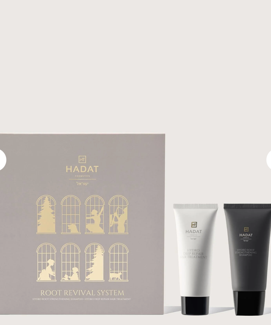 Hadat Root Revival System подарочный набор для роста и укрепления волос, шампунь 70мл, маска 70мл — фото 1