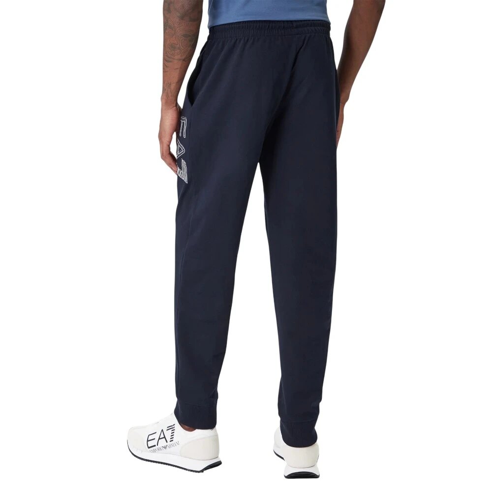 Брюки EA7 EMPORIO ARMANI, размер S, синий — фото 1