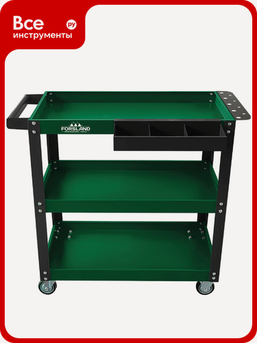 Изображение товара Тележка инструментальная 3-х полочная Forsland Forsland-F-1141343A(63764)