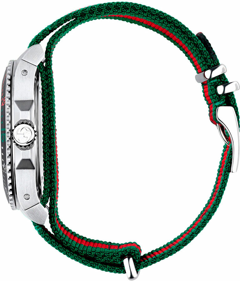 Наручные часы GUCCI, черный, серебряный — фото 1