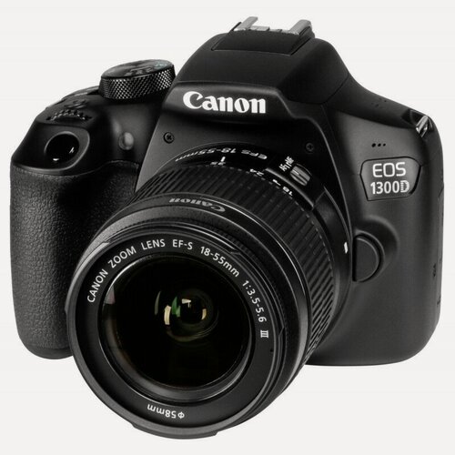 Изображение товара Фотоаппарат Canon EOS 1300D Kit 18-55mm f/3.5-5.6 DC III, черный