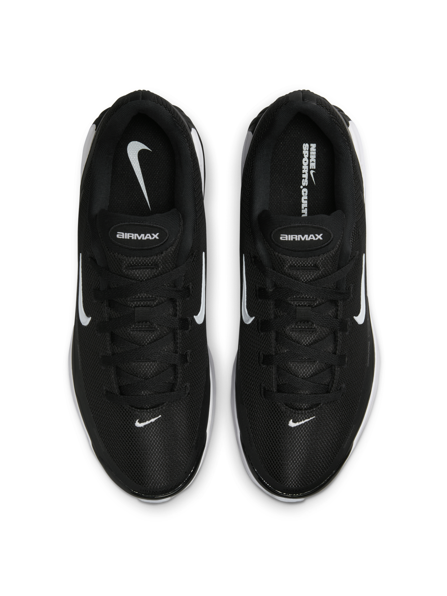 Кроссовки NIKE Air Max Bia, размер 8.5 US, черный/белый — фото 1