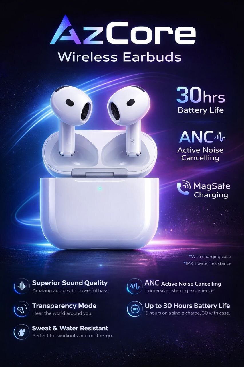 Беспроводные наушники Air Pods 4 (чип Hi-Fi), наушники премиум-класса для iPhone и Android, Airpod, Airpods