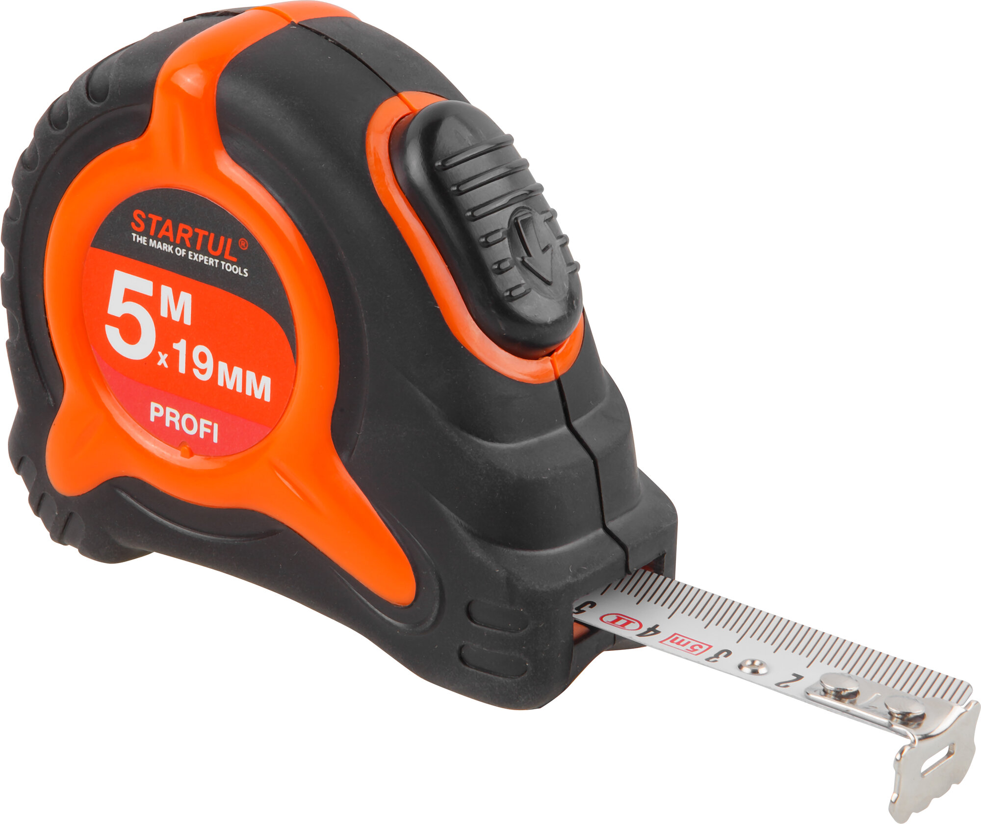 Рулетка измерительная 5 м 19 мм STARTUL Profi ST3008-0519, нейлоновое покрытие, автостоп