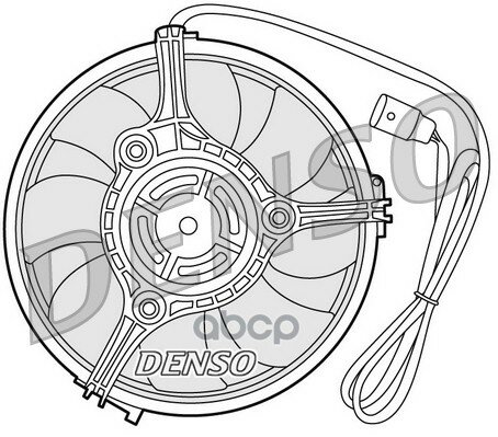 Вентилятор радиатора Denso арт. DER02001