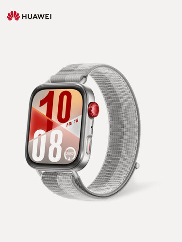 Изображение товара Смарт часы HUAWEI WATCH FIT 4, 43 мм, Серый нейлоновый ремешок