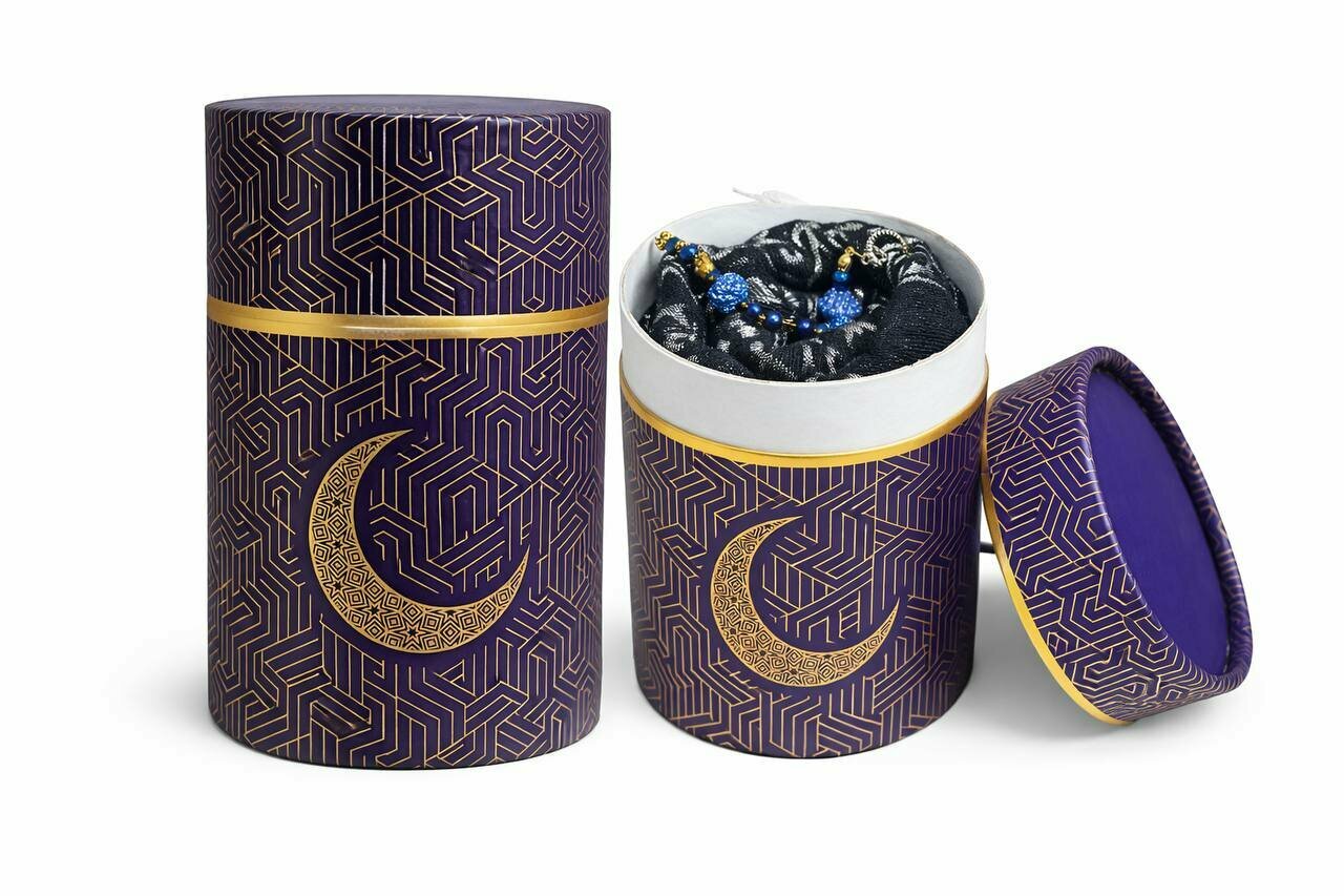 Набор для намаза, молитвенный коврик и бусины, подарочная упаковка