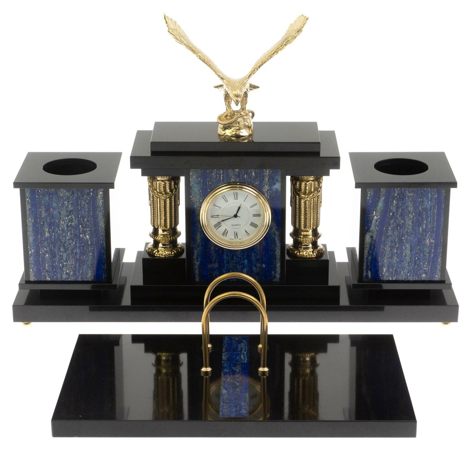 Письменный прибор "Орел" из лазурита 130249