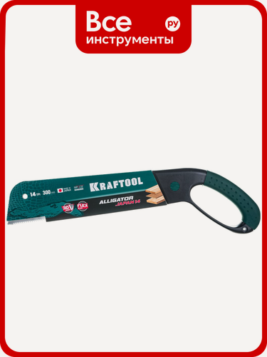Изображение товара Ножовка по дереву KRAFTOOL KATRAN FINE CUT CARPENTRY 14 TPI, 300мм 1-15181-30-14 двухкомпонентная формула