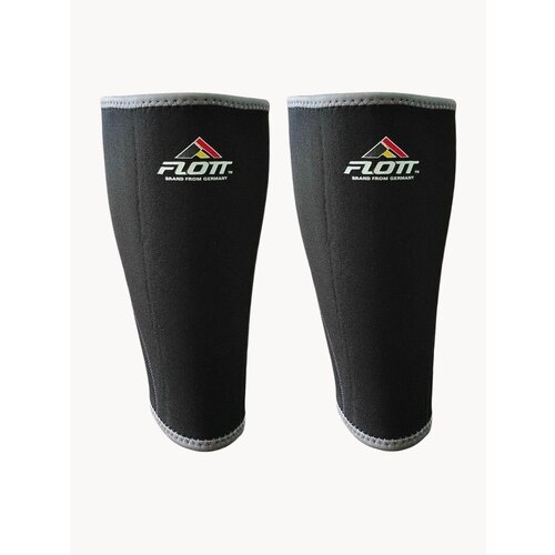Суппорт голени FLOTT FPT-1582, черный, размер M, нейлон, неопрен