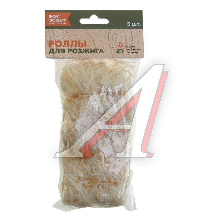 Роллы для розжига мангалов барбекю каминов и печей 5 шт. BOYSCOUT