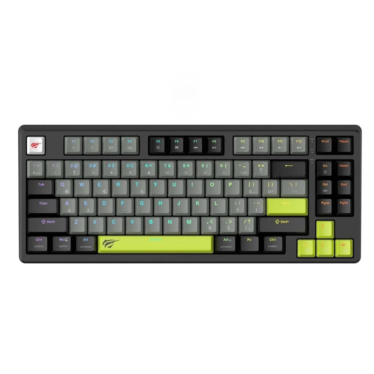 Игровая клавиатура Havit KB904L, магнитные переключатели Magnetic Switch, зональная RGB-подсветка