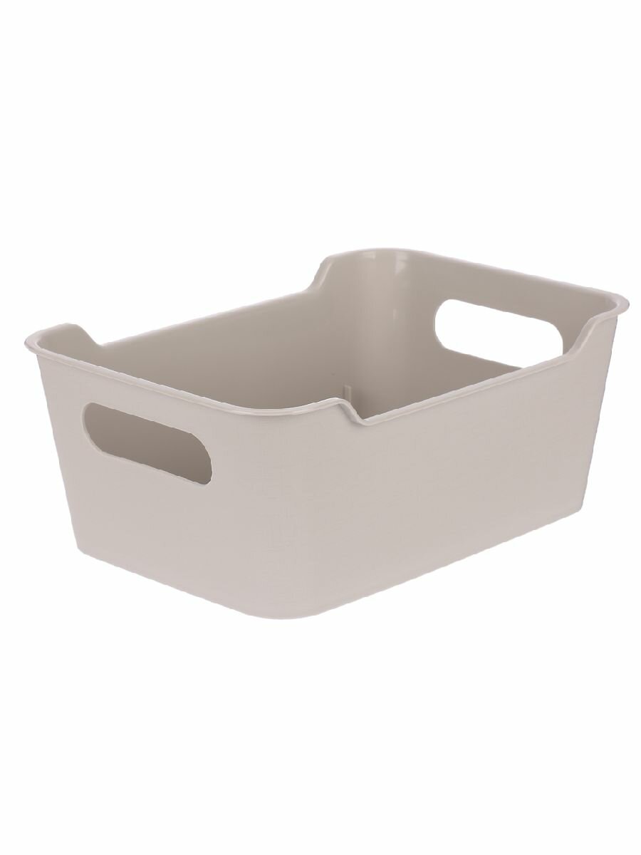 Корзина для хранения Mango универсальная 24 л 23х16х9 см светло-серый