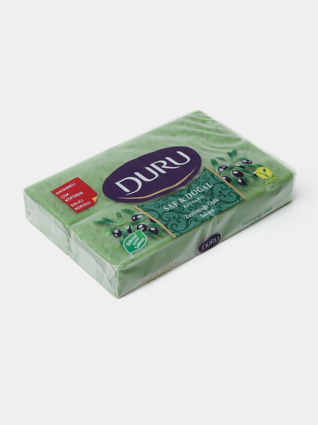 Туалетное мыло DURU Pure&Natural Olive Oil, 150 гр*4 — фото 1