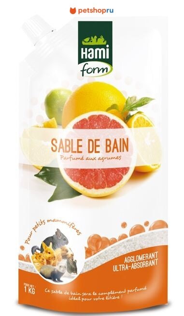 Hamiform Песок для купания для грызунов с цитрусовыми 16л 13кг