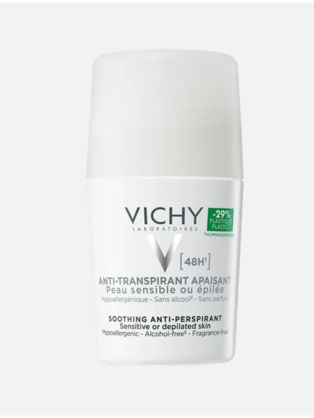 Дезодорант VICHY, против белых и жёлтых пятен, шариковый, 48 ч, 50мл