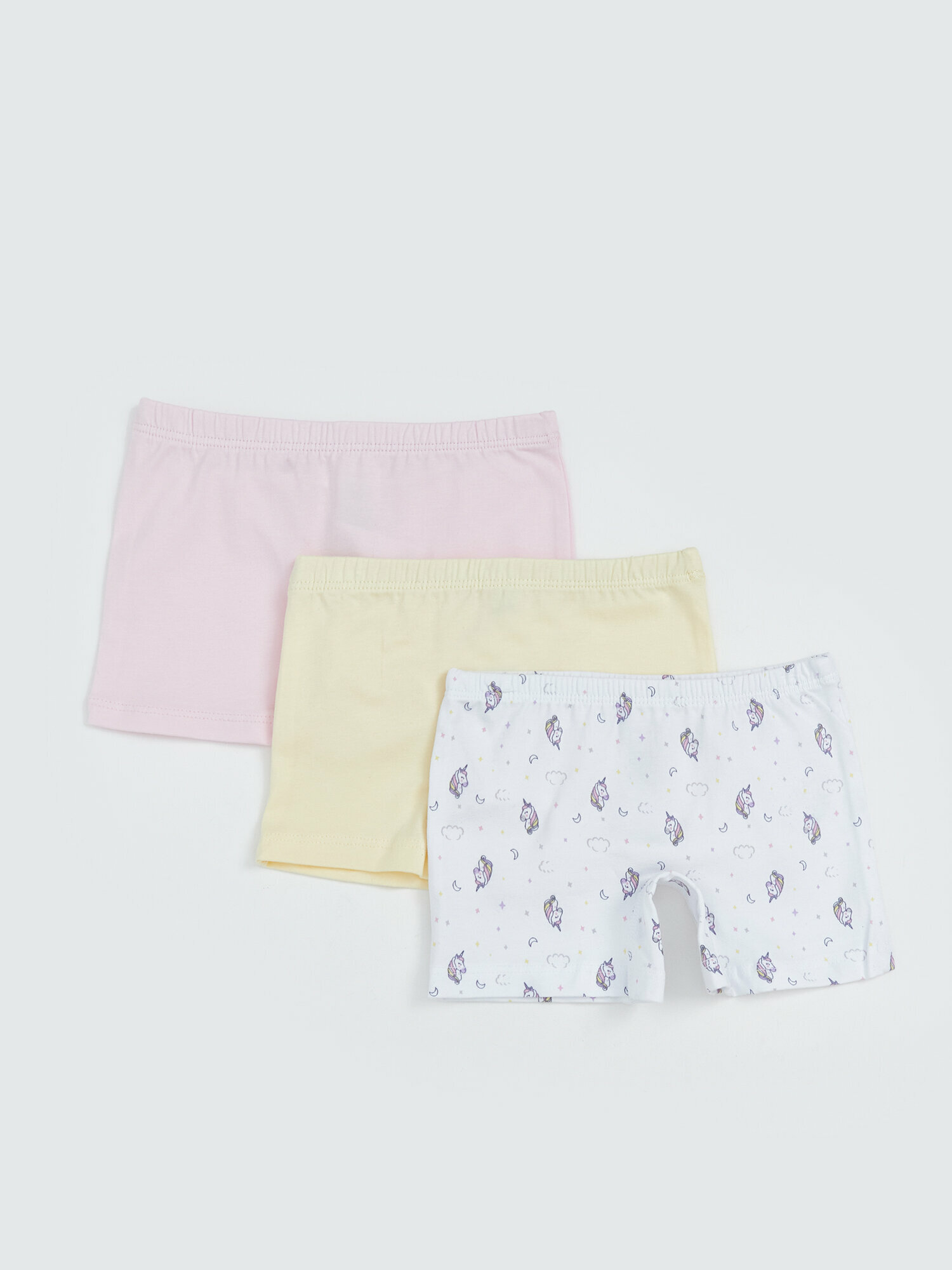 Трусы LC Waikiki 3 шт. размер 3-4 лет розовый желтый белый