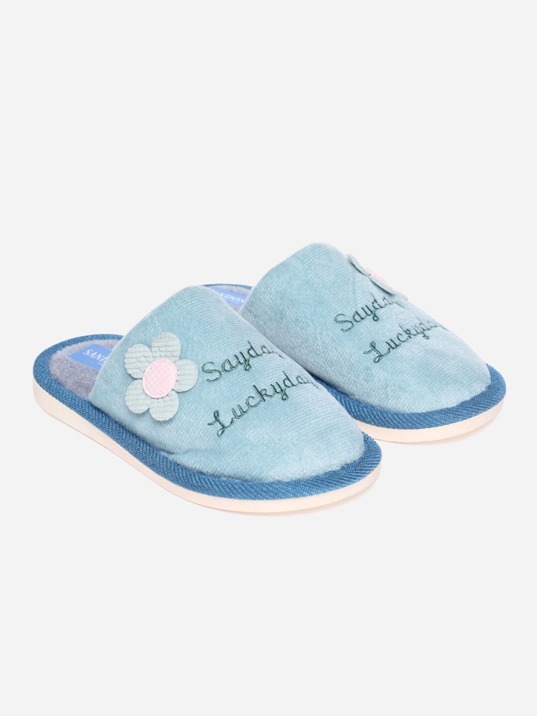 Тапочки, размер 24-25, бирюзовый — фото 1