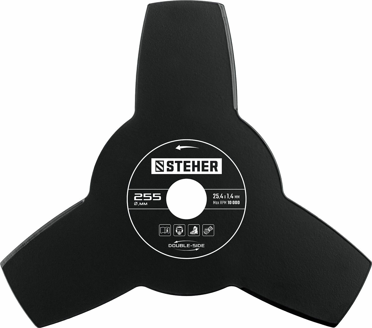 Нож для триммера STEHER TB-3, 255 мм, 3T 75130