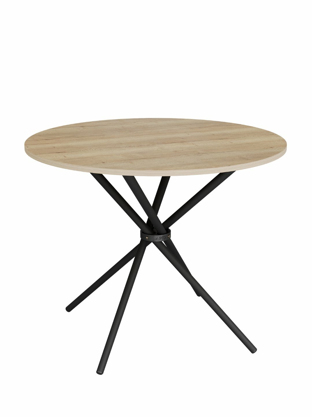 Стол кухонный AIKO Olivia Egger, деревянный, круглый, 90*90*75 см — фото 1