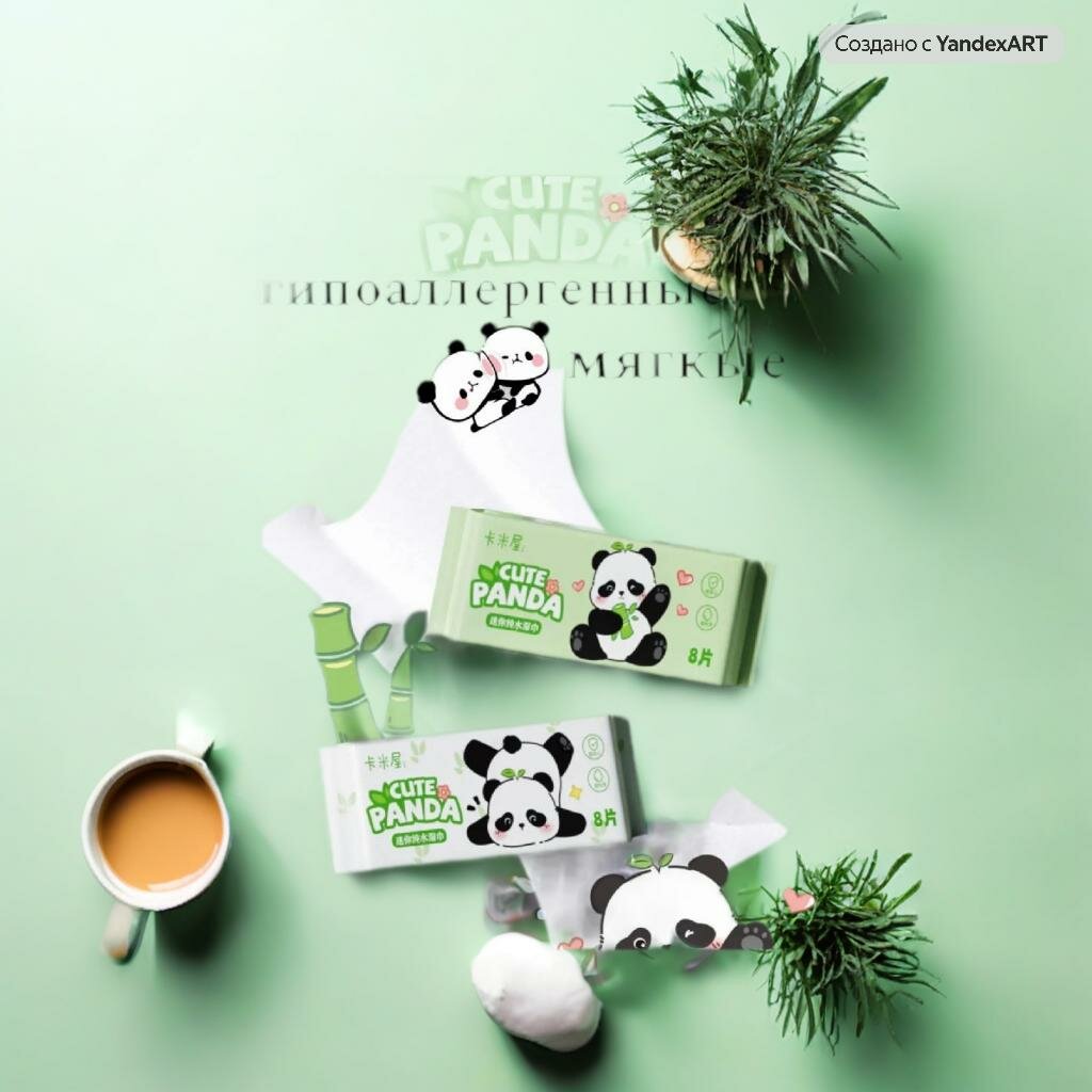 Влажные салфетки мини в упаковке , антибактериальные, гипоаллергенные, 8 шт, розовый цвет.