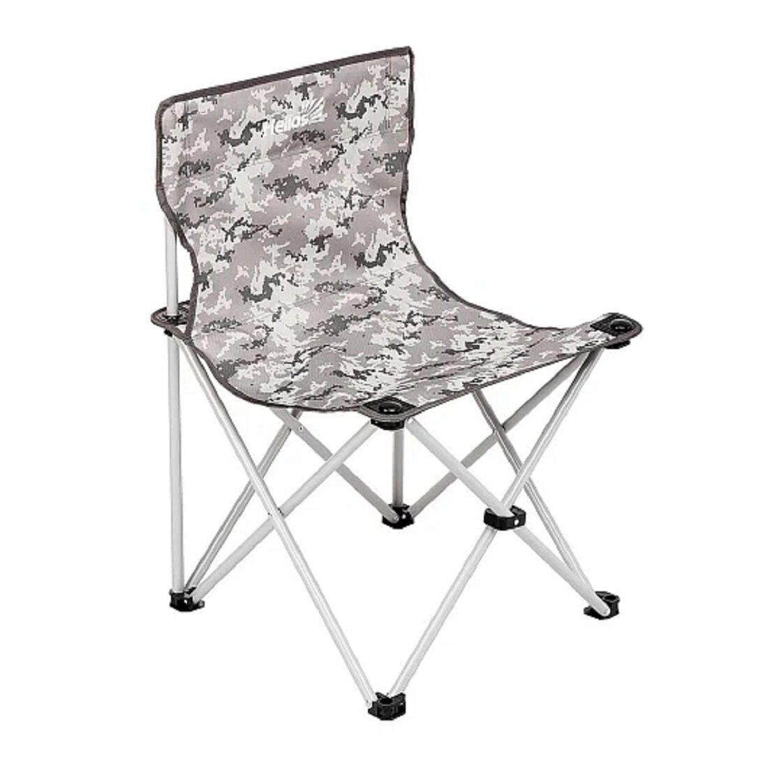 Стул HELIOS "Цифра", стальной каркас, серый, максимальная нагрузка 100 кг