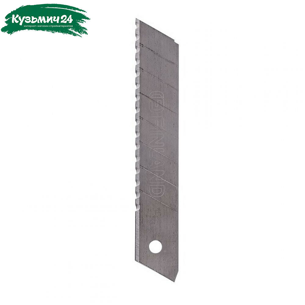 Лезвия для ножа Finland сегментированные серрейторные 18 мм 0.5 мм 5шт/уп 1862