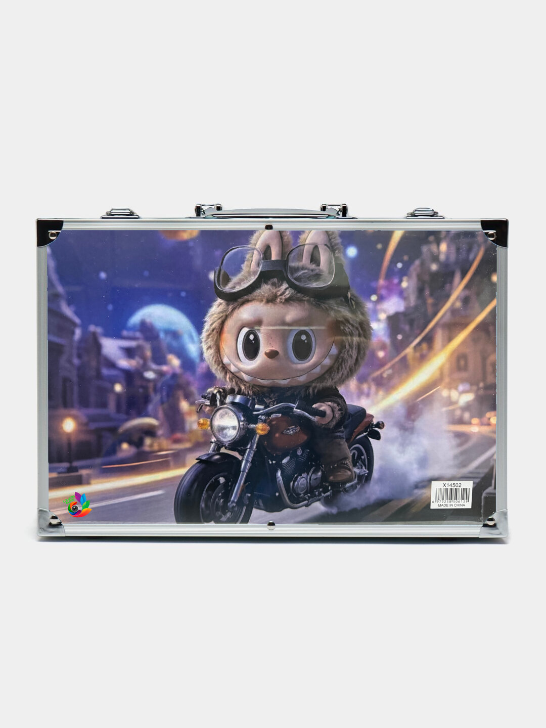 Набор для рисования и творчества, маркеры, карандаши в кейсе, в чемоданчике, детям, LABUBU