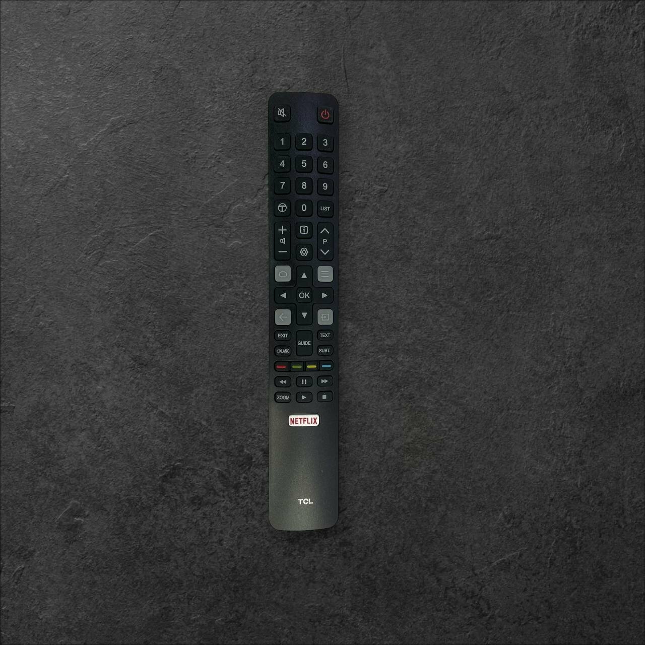 Универсальный пульт, для телевизор TCL , АБС-пластик, черный