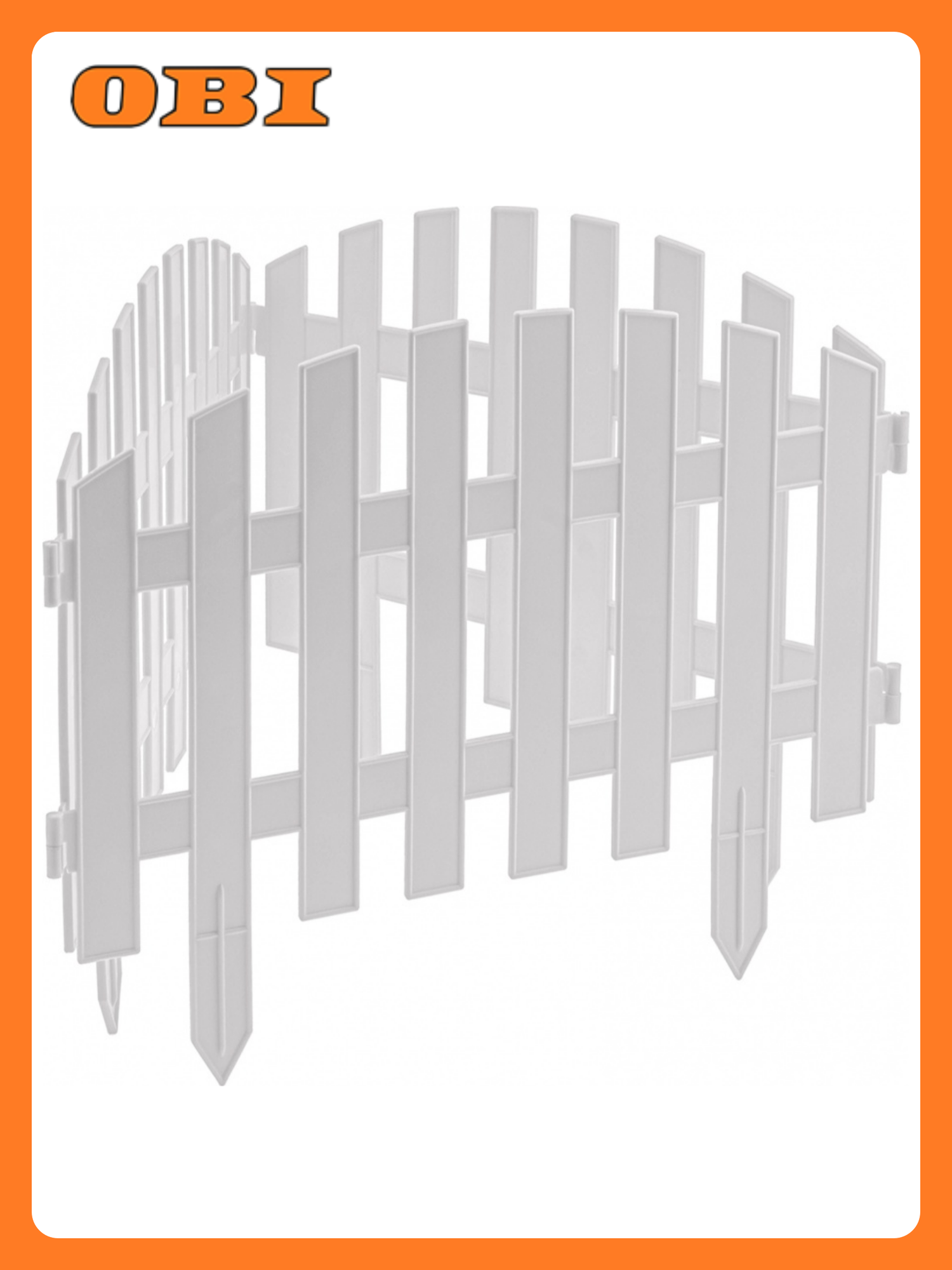 Забор декоративный  Винтаж   28х300 см  белый  Россия   Palisad