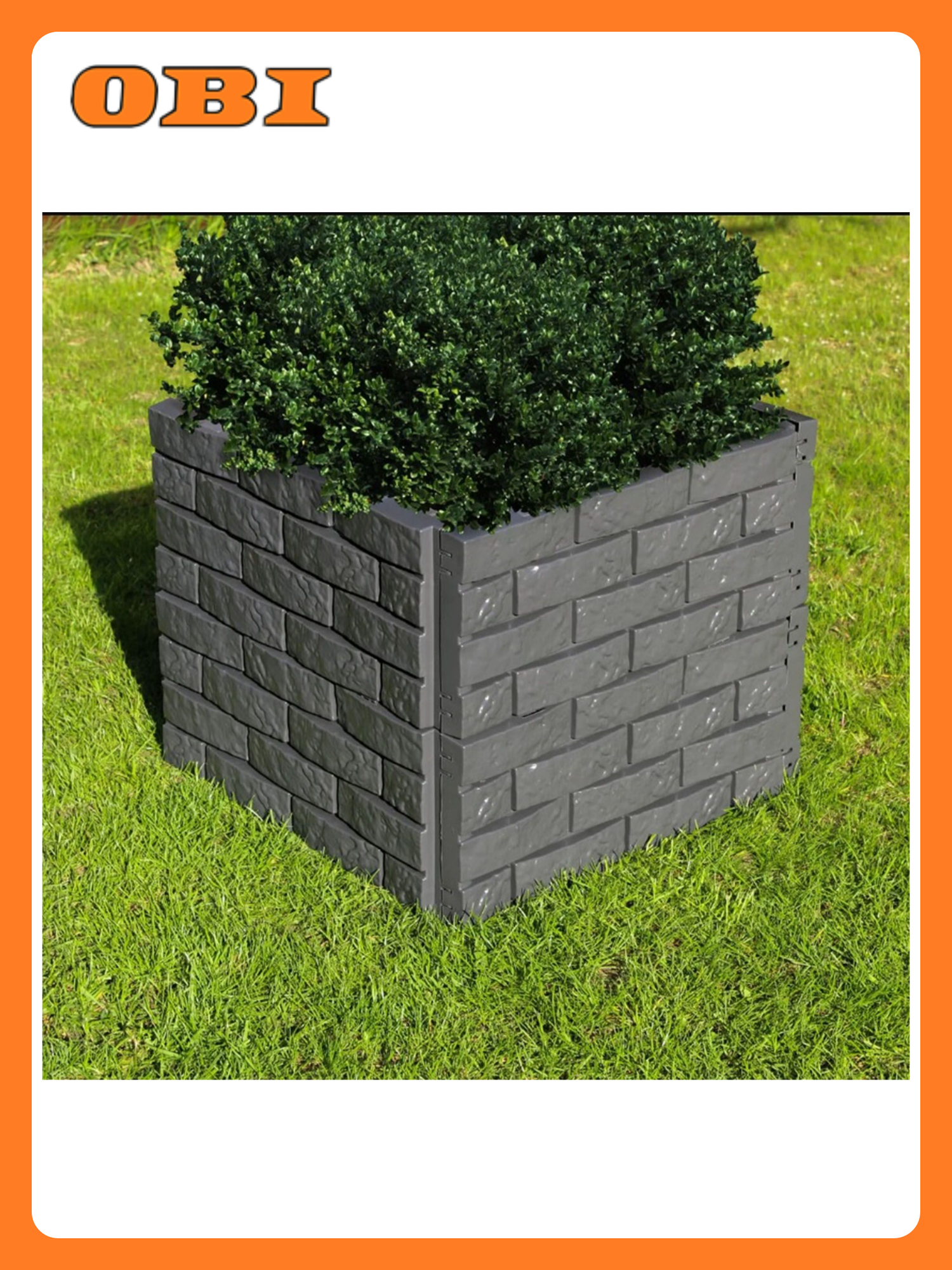 Конструктор универсальный садовый графит 4 шт