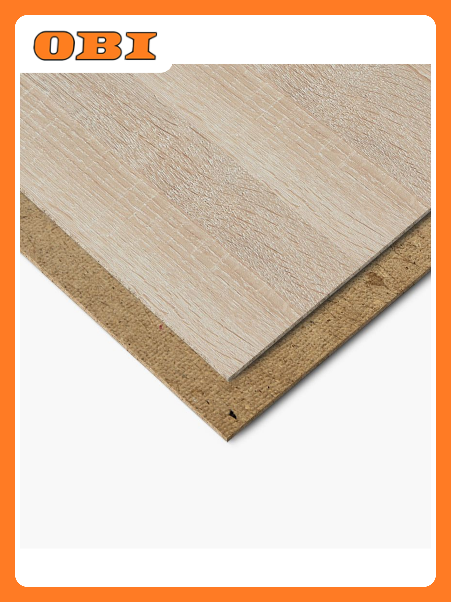 Двпо базис Вудлайн шлифованная влагостойкая 610x1220x32мм