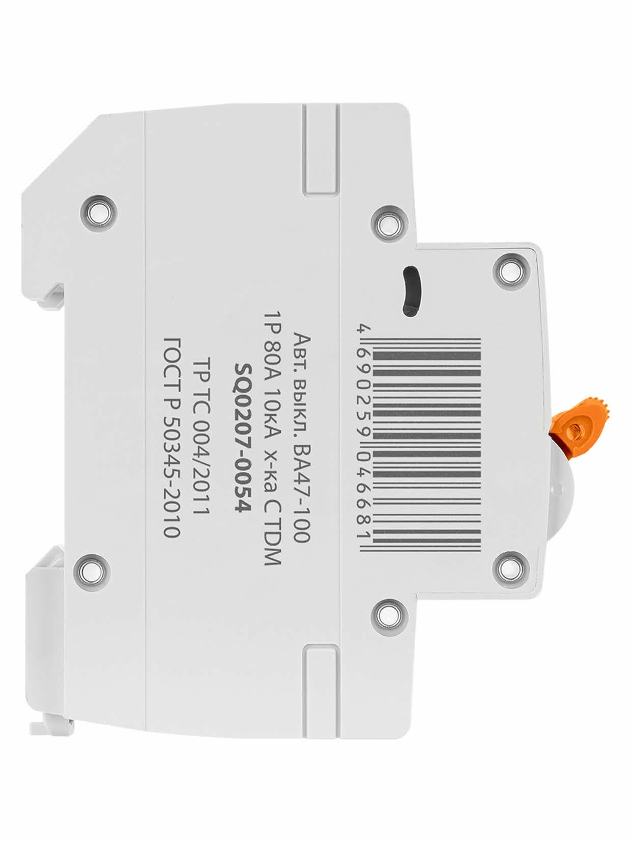 Авт. выкл. ВА47-100 1Р 80А 10кА х-ка С TDM — фото 1