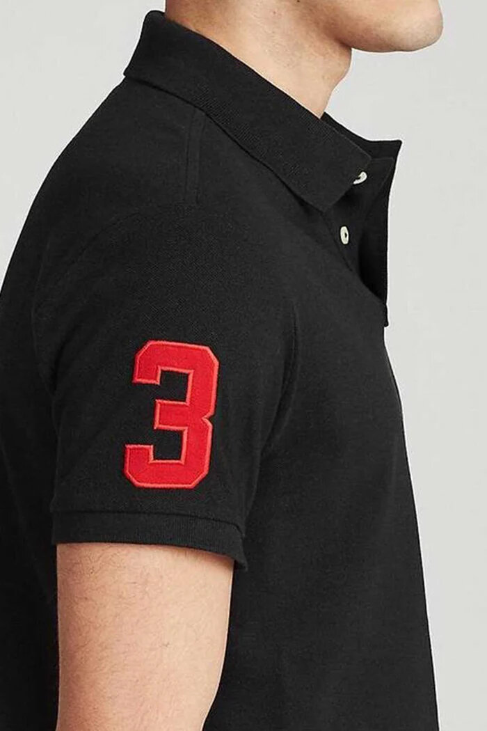 Поло Polo Ralph Lauren, размер XL, чёрный — фото 1