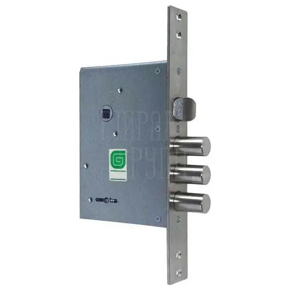 Замок Guardian (Гардиан) врезной сувальдный с защёлкой ЗВ 30.11 4 кл. /123:105/ никель