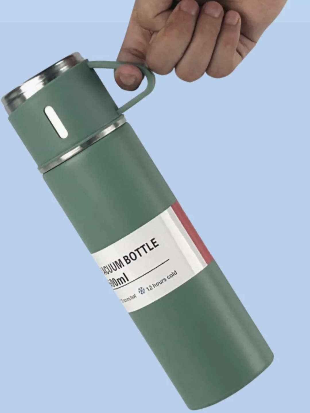 Термос - термокружка, подарочный набор для повседневная жизнь из 3 чашек — фото 1