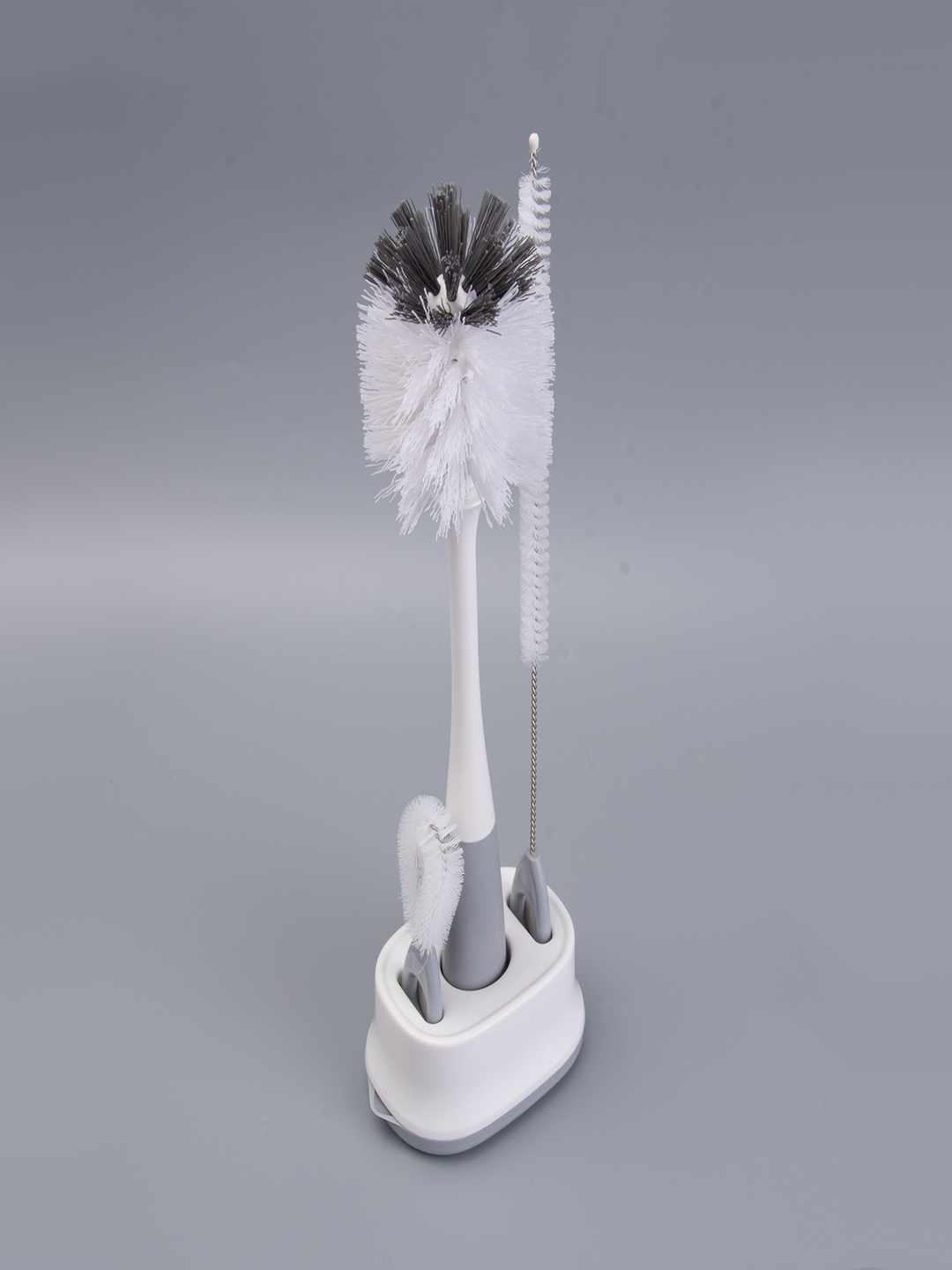 Набор чистящих кистей для бутылок с держателем для хранения, очиститель бутылок для длинных