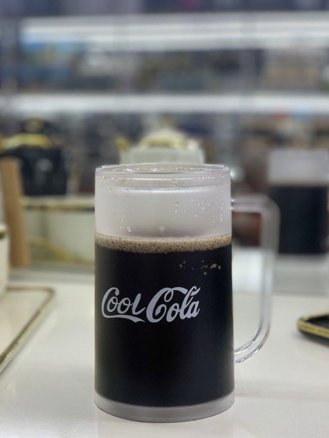 Дизайнерская кружка с охлаждающим гелем внутри — для бокала, стакана, фанта, кока-колы