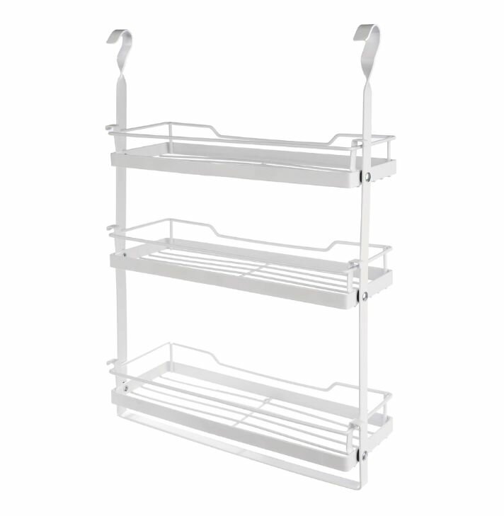 Полка для рейлинга KITRO 3-ярусная белая — фото 1