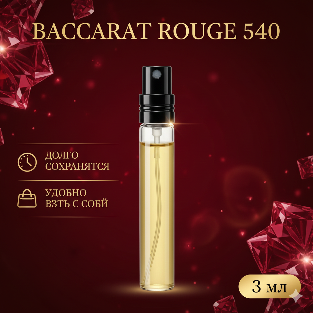 Парфюмерная вода Baccarat Rouge 540 — культовый аромат, унисекс