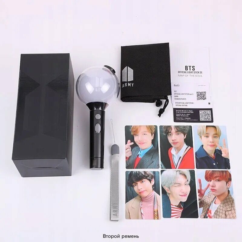 BTS ARMY Bomb Ver.4, Bluetooth, светящийся сменный цвет фан‑стик