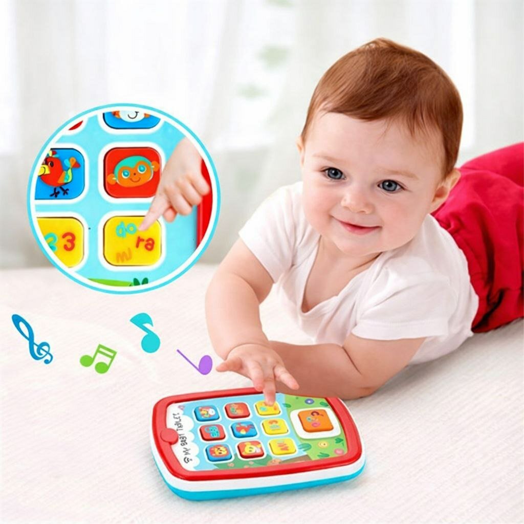 Игрушка Hola интересная Планшет световые эффекты, 10 звуковых эффектов. — фото 1