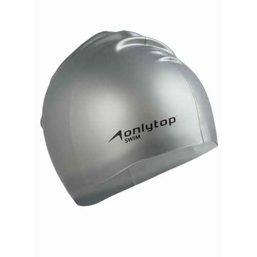 Шапочка для плавания силиконовая 49 гр, цвет серый 10639092