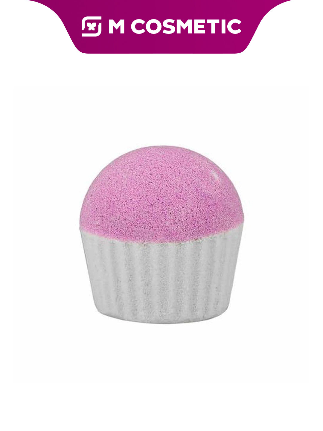 Гейзер для ванн Cafe Mimi Клубничный капкейк, натуральный состав, 140 гр