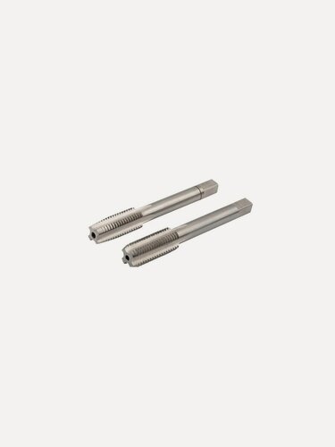 Изображение товара Набор метчиков NORGAU Industrial MF 10х1.25 из HSS (W6% Mo5%), по стали, чугуну и цветным металлам, 2 предмета.