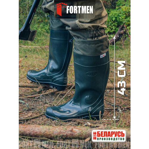фото Сапоги fortmen, полнота 8 (ru)/ на широкую стопу, размер 46, оливковый
