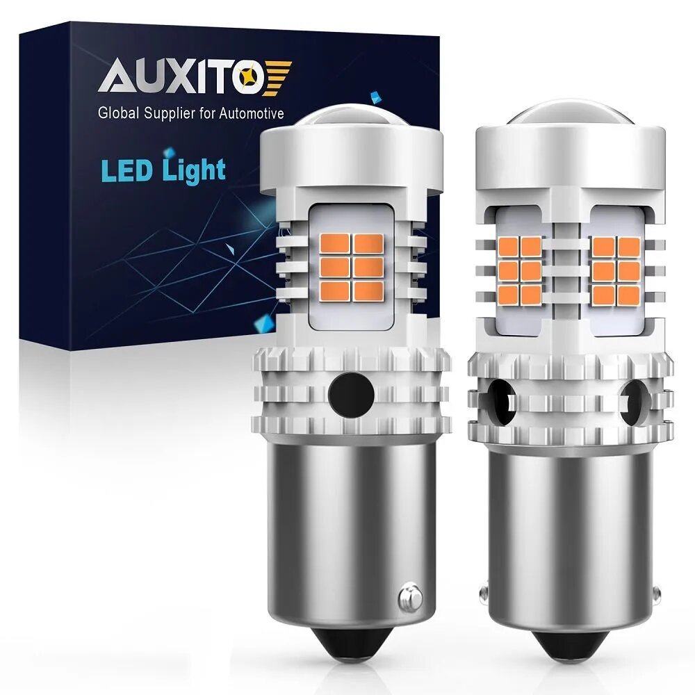AUXITO Лампа автомобильная P21W, 2 шт. арт. 5KG26BA15S